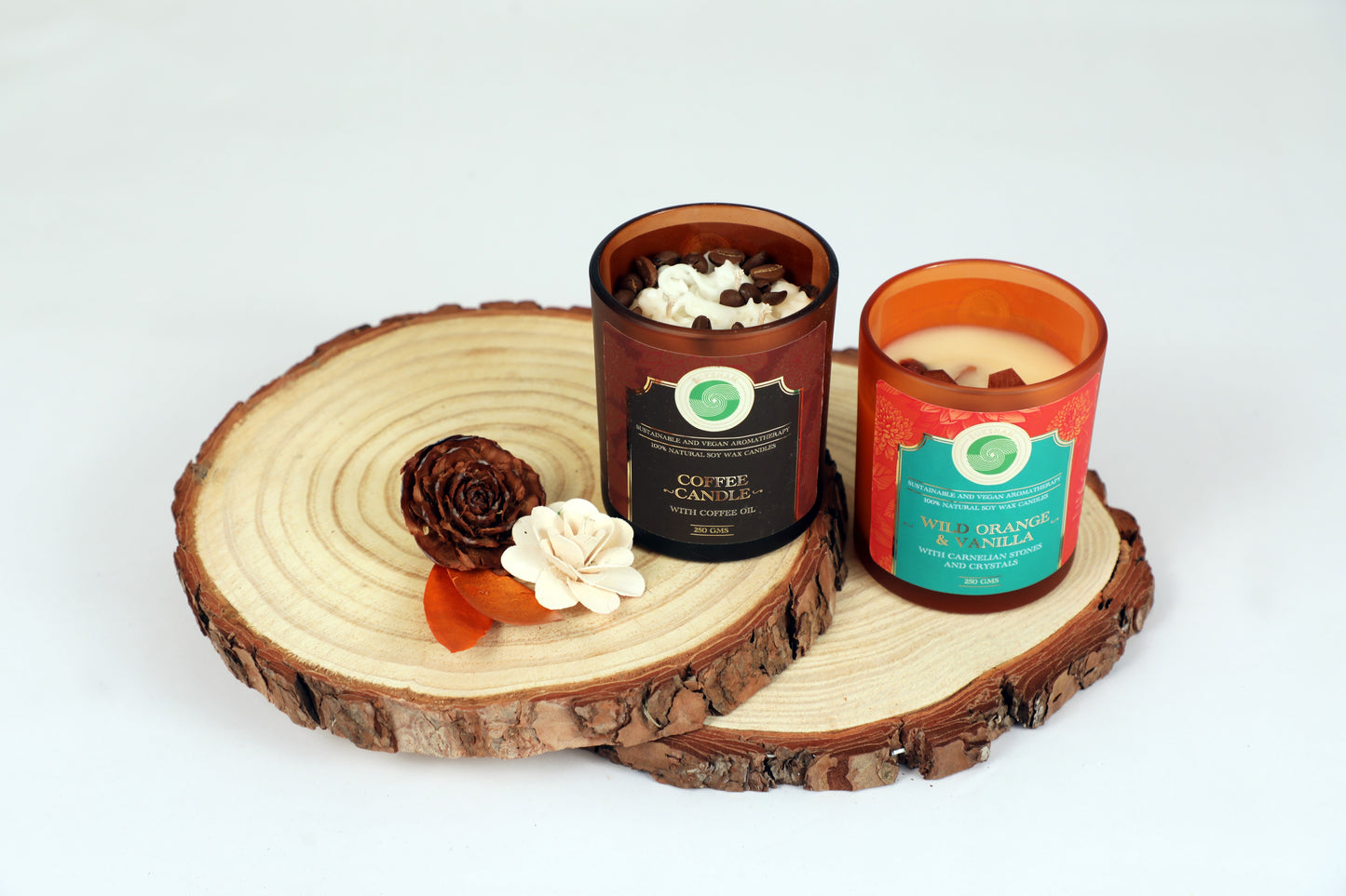 Wild Orange and Vanilla and Coffee Candle