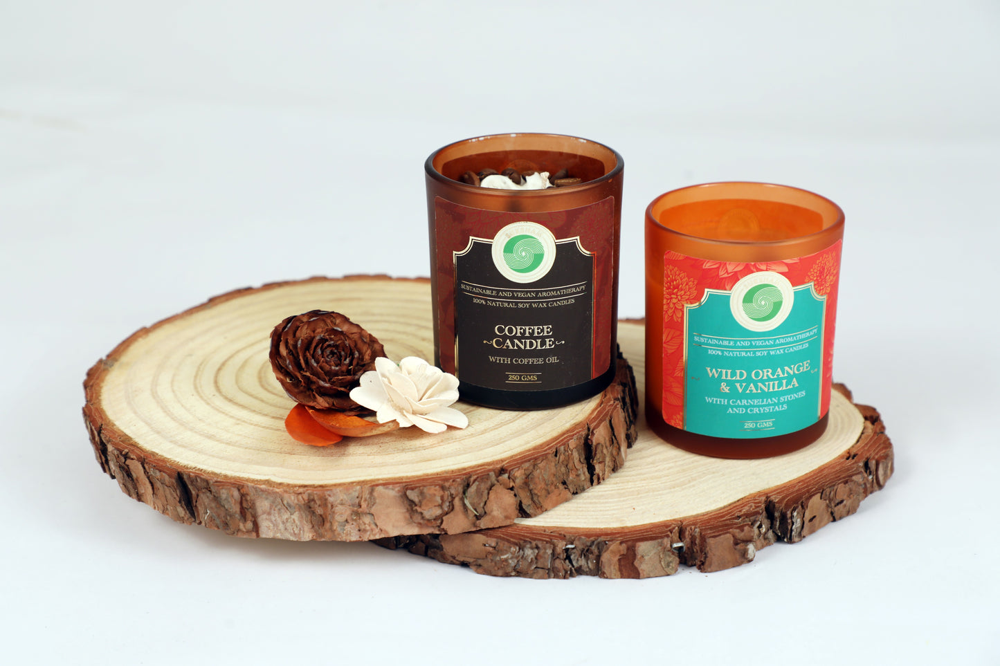 Wild Orange and Vanilla and Coffee Candle