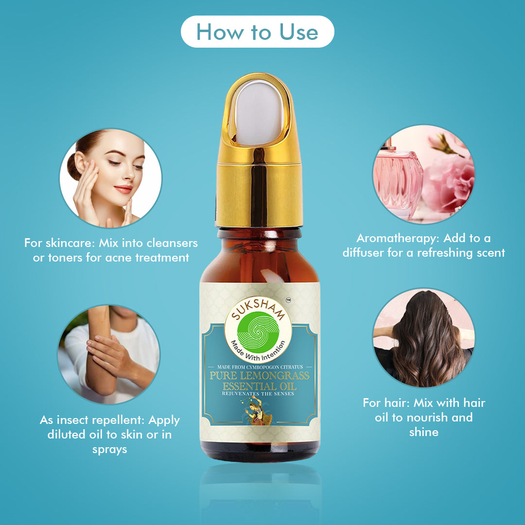 Pure Lemongrass Essential Oil