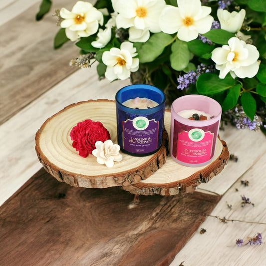 Jasmine and Franngipani and Patchouli Lavender