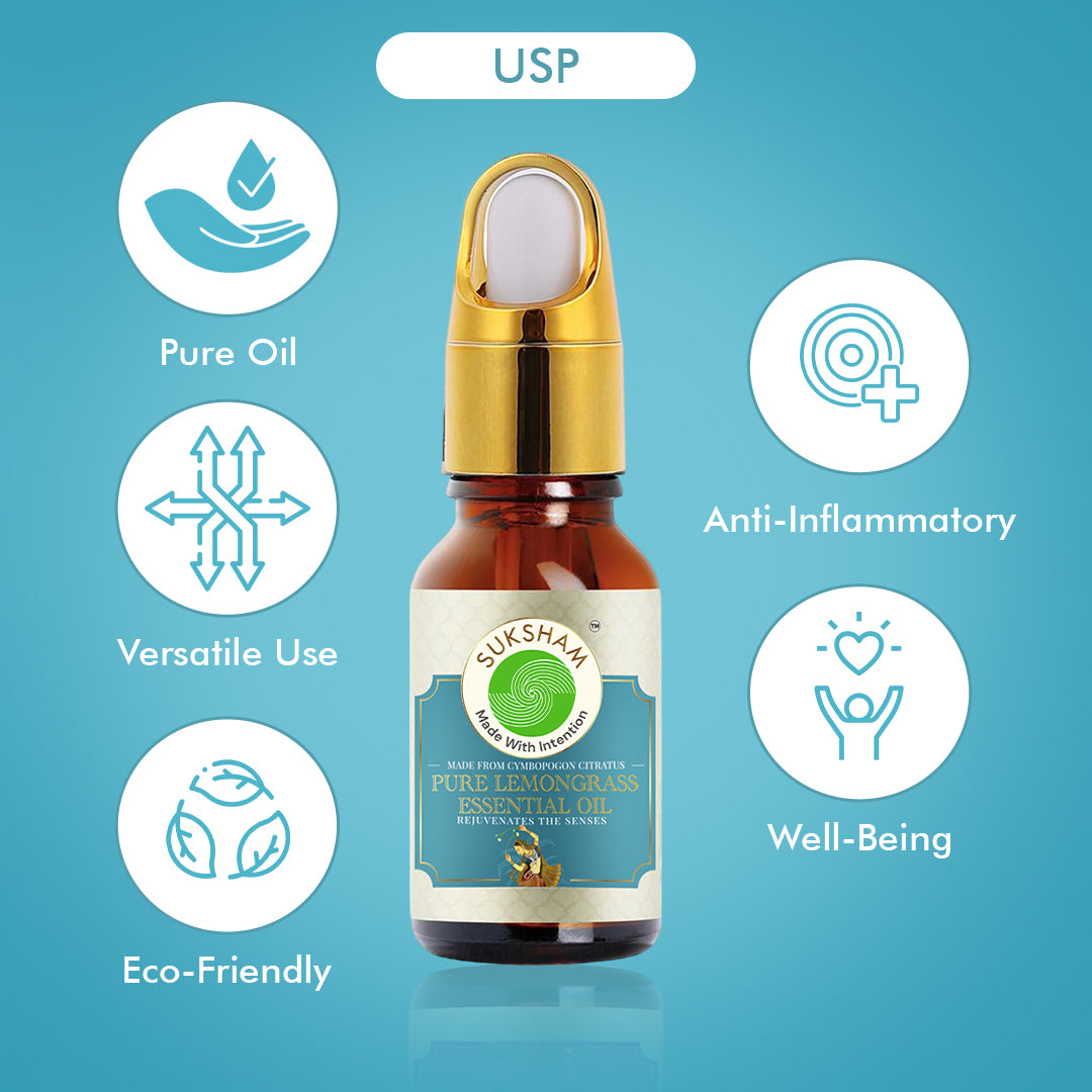 Pure Lemongrass Essential Oil