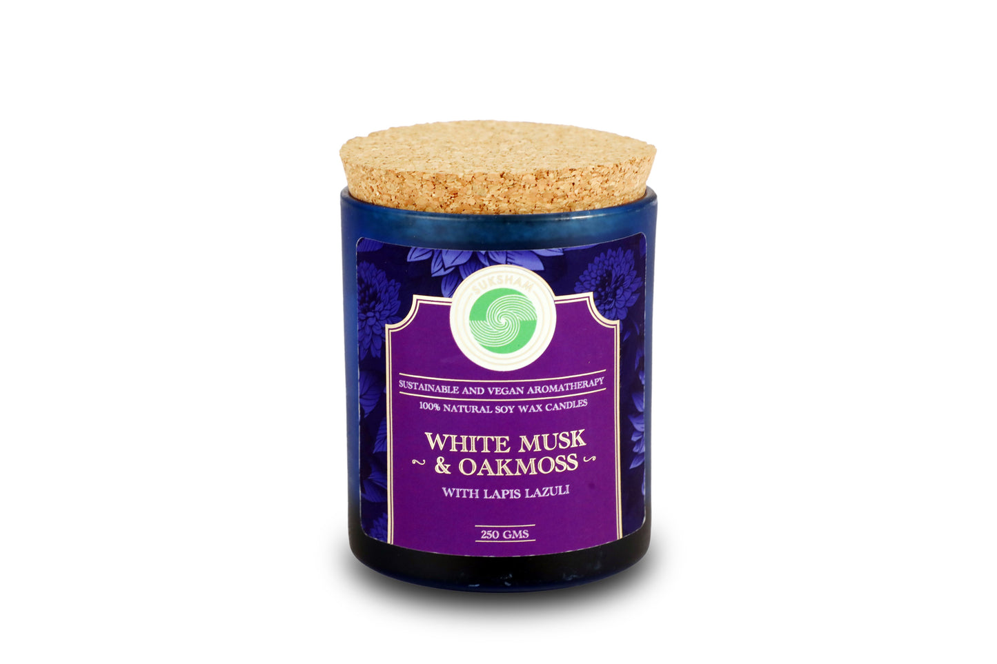 White Musk and OakMoss with Lapis Lazuli